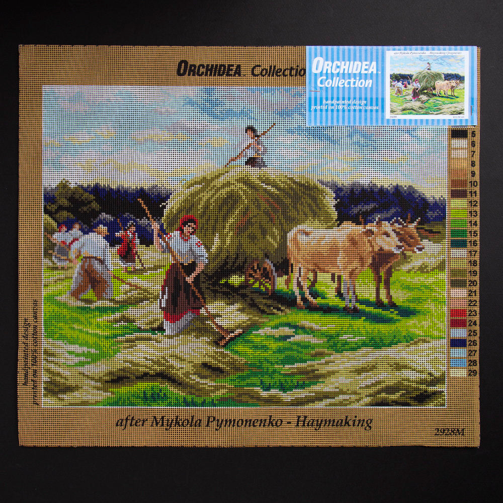 ORCHİDEA 40 x 50 cm Çalışan Çiftçiler Baskılı Goblen 2928M